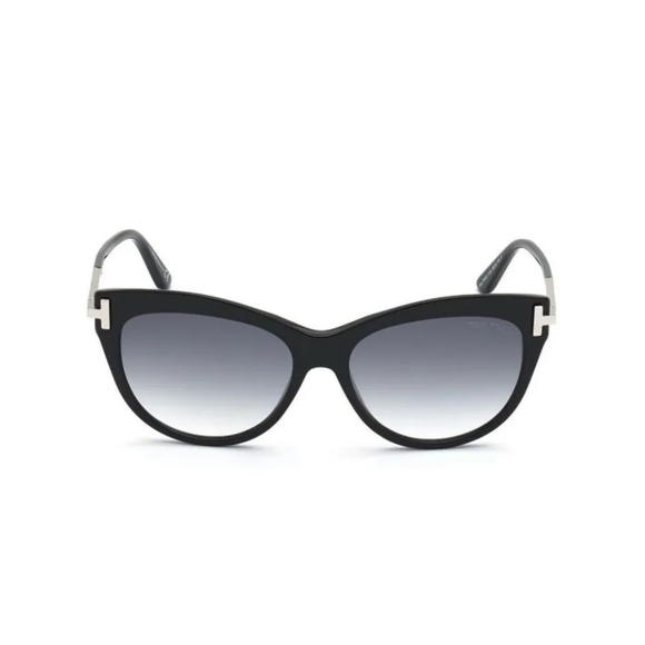 NEW TOM FORD WOMEN BLACK CAT EYE SUNGLASSES KIRA TF821 01B SUNGLASSES FT0821/S - Picture 3 of 6